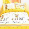 Blancho Bedding - [Fashion Girl(Serene City)] 100% Cotton 4PC Comforter Set (Twin Size)