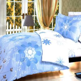 Blancho Bedding - [Transparent Crystal] 100% Cotton 4PC Comforter Set (Twin Size)