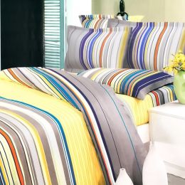 Blancho Bedding - [Golden Field] 100% Cotton 4PC Comforter Set (Twin Size)