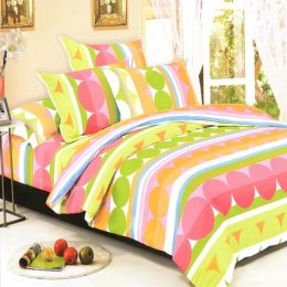 Blancho Bedding - [Colorful Days] 100% Cotton 5PC Comforter Set (Full Size)
