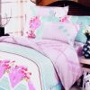 Blancho Bedding - [Crystal Cherry] 100% Cotton 4PC Comforter Set (Twin Size)
