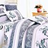 Blancho Bedding - [Purple Deer Totem] 100% Cotton 4PC Comforter Set (Twin Size)