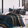 Blancho Bedding - [Blue Devils] 100% Cotton 3PC Comforter Cover/Duvet Cover Combo (Twin Size)
