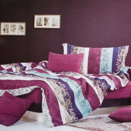 Blancho Bedding - [Love in the Rhine] 100% Cotton 4PC Comforter Cover/Duvet Cover Combo (Full Size)