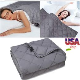 Mooka Weighted Blanket 15 pounds 48"x72" Twin Size for Kids Adults, with Premium Glass Beads, for 110-180 lbs Individuals, Cooling Weighted Blanket fo