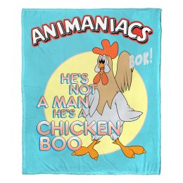 Animaniacs, Chicken Boo Aggretsuko Comics Silk Touch Throw Blanket, 50" x 60"