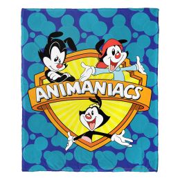 Animaniacs, Logo Aggretsuko Comics Silk Touch Throw Blanket, 50" x 60"