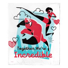 The Incredibles, Incredible Together Aggretsuko Comics Silk Touch Throw Blanket, 50" x 60"