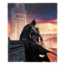 Batman, Knight Watch Aggretsuko Comics Silk Touch Throw Blanket, 50" x 60"