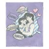 Aladdin and Jasmine Aggretsuko Comics Silk Touch Throw Blanket, 50" x 60"