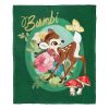 Bambi 80th Celebration, Bambi Bouquet Aggretsuko Comics Silk Touch Throw Blanket, 50" x 60"
