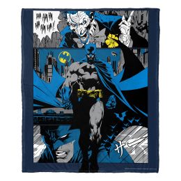 Batman, Anime Joker Aggretsuko Comics Silk Touch Throw Blanket, 50" x 60"
