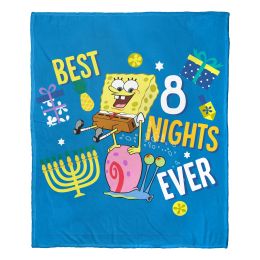 SpongeBob, Best Eight Nights Aggretsuko Comics Silk Touch Throw Blanket, 50" x 60"