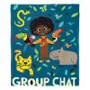 Disney's Encanto, Group Chat Aggretsuko Comics Silk Touch Throw Blanket, 50" x 60"
