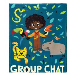 Disney's Encanto, Group Chat Aggretsuko Comics Silk Touch Throw Blanket, 50" x 60"