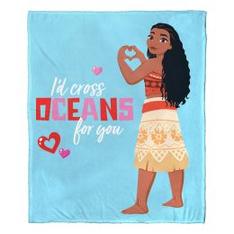 Moana, Cross Oceans for You Aggretsuko Comics Silk Touch Throw Blanket, 50" x 60"