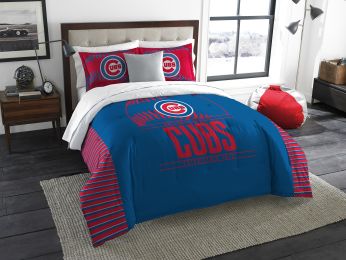 Cubs OFFICIAL "Grand Slam" King Comforter & Shams Set