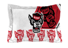 NC State OFFICIAL Collegiate "Hexagon" Full/Queen Comforter & Shams Set
