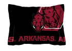 Arkansas OFFICIAL Collegiate "Hexagon" Full/Queen Comforter & Shams Set