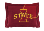 Iowa State OFFICIAL Collegiate "Hexagon" Full/Queen Comforter & Shams Set