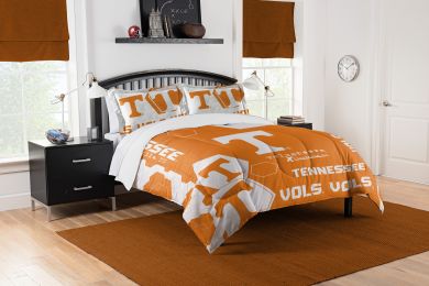 Tennessee OFFICIAL Collegiate "Hexagon" Full/Queen Comforter & Shams Set
