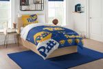 Pittsburgh OFFICIAL Collegiate "Hexagon" Twin Comforter & Sham Set