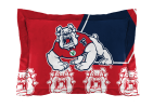 Fresno State OFFICIAL Collegiate "Hexagon" Full/Queen Comforter & Shams Set