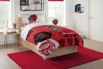NC State OFFICIAL Collegiate "Hexagon" Twin Comforter & Sham Set
