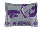 Kansas State OFFICIAL Collegiate "Hexagon" Full/Queen Comforter & Shams Set