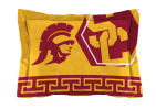 USC OFFICIAL Collegiate "Hexagon" Full/Queen Comforter & Shams Set