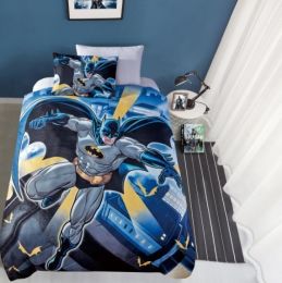 Comforter Set Twin - Batman In City - TWIN BED 86"x 68" with 1 Pillow Sham