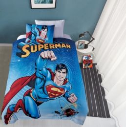 Comforter Set Twin - Superman Universe - TWIN BED 86"x 68" with 1 Pillow Sham