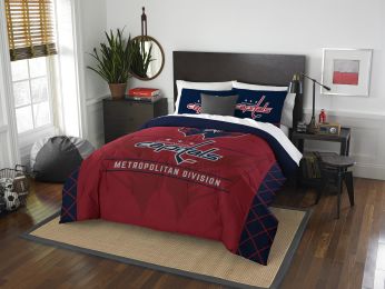 Capitals OFFICIAL "Draft" Full/Queen Comforter & Sham Set