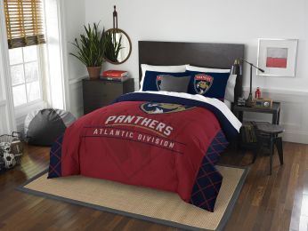 Panthers OFFICIAL "Draft" Full/Queen Comforter & Sham Set