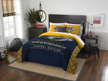 Predators OFFICIAL "Draft" Full/Queen Comforter & Sham Set