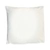 DunaWest 17 x 17 Inch Decorative Square Cotton Accent Throw Pillow with Classic Damask Print, Blue and White