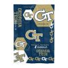 Georgia Tech OFFICIAL Collegiate "Hexagon" Twin Comforter & Sham Set