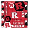 Rutgers OFFICIAL Collegiate "Hexagon" Full/Queen Comforter & Shams Set