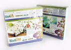 Blancho Bedding - [Artistic Green] 100% Cotton 3PC Mini Comforter Cover/Duvet Cover Set (Full Size)