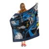 Batman, Anime Joker Aggretsuko Comics Silk Touch Throw Blanket, 50" x 60"
