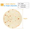 Burrito Tortilla Throw Blanket Pancake Wrap Blanket Soft Round Swaddle for Adults Kids Baby Pets