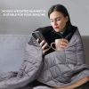 Mooka Weighted Blanket 15 pounds 48"x72" Twin Size for Kids Adults, with Premium Glass Beads, for 110-180 lbs Individuals, Cooling Weighted Blanket fo