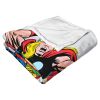 Marvel Comics, Comic Run Aggretsuko Comics Silk Touch Throw Blanket, 50" x 60"