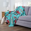 The Incredibles, Super Valentine Aggretsuko Comics Silk Touch Throw Blanket, 50" x 60"