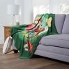 Bambi 80th Celebration, Bambi Bouquet Aggretsuko Comics Silk Touch Throw Blanket, 50" x 60"