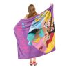 Disney Princesses, Better Together Aggretsuko Comics Silk Touch Throw Blanket, 50" x 60"