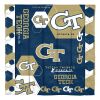 Georgia Tech OFFICIAL Collegiate "Hexagon" Full/Queen Comforter & Shams Set