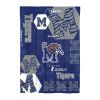 Memphis OFFICIAL Collegiate "Hexagon" Twin Comforter & Sham Set