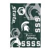 Michigan State OFFICIAL Collegiate "Hexagon" Twin Comforter & Sham Set