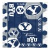 BYU OFFICIAL Collegiate "Hexagon" Full/Queen Comforter & Shams Set